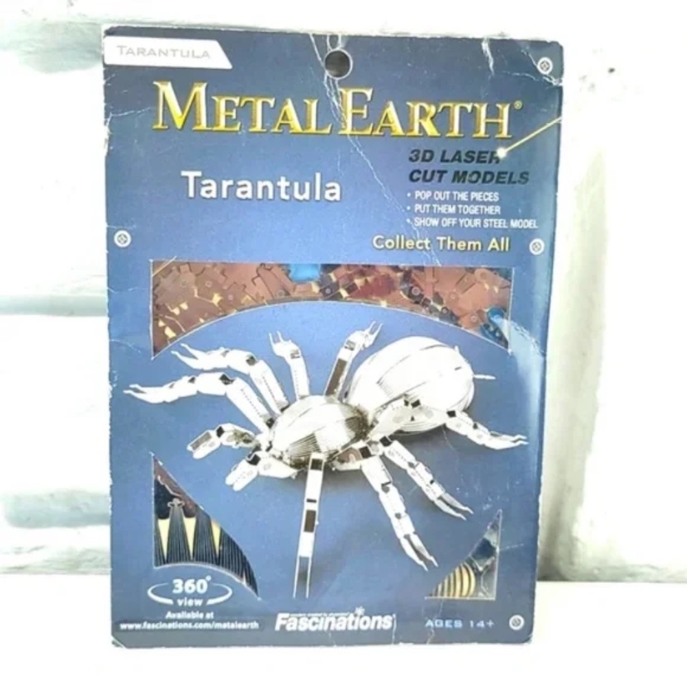 3/$25 Metal Earth Tarantula Spider Craft Kit